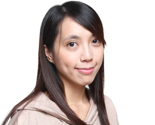 Junge asiatische Frau mit Lächeln — Stockfoto