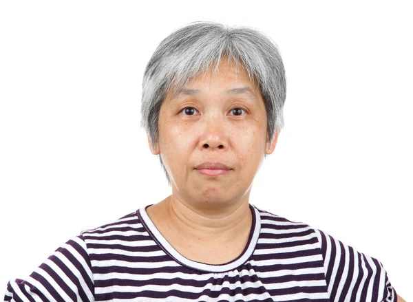 Starsza kobieta Azji — Zdjęcie stockowe
