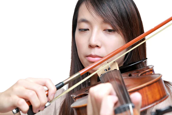 stock image Woman play violin