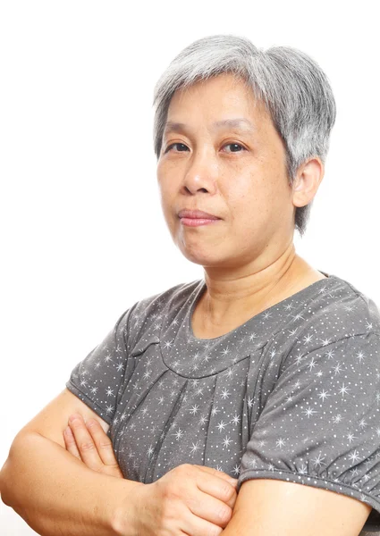 Mature asia woman — Stock Photo, Image