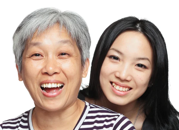 Smile mother and daughter — Stock Photo, Image
