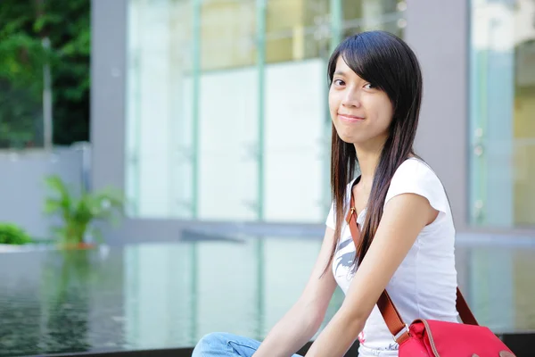 Student at campus — Stock Photo, Image