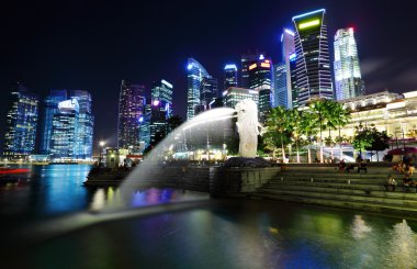 Singapur, gece