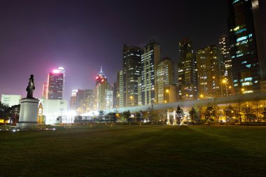 gece Hong kong şehir şehir