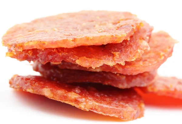 Dried pork snack from singapore — Stock Photo, Image