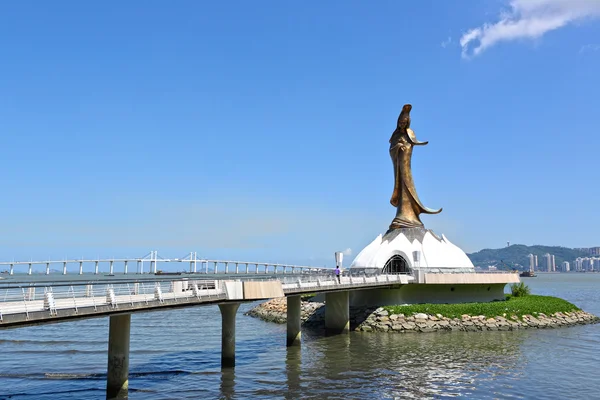 stock image Statue of Kun Iam in macau