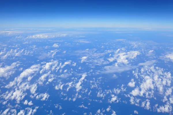 stock image View of the clouds