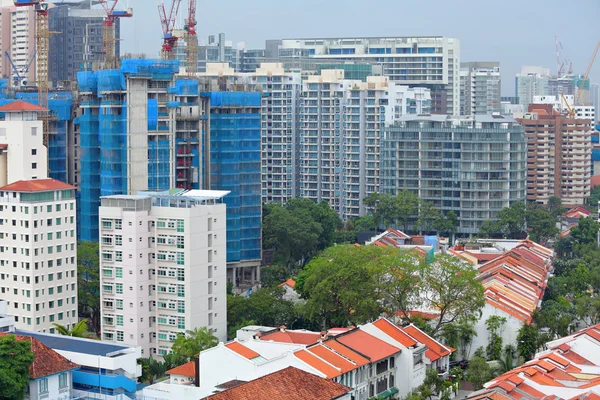 Bostäder downtown i singapore — Stockfoto