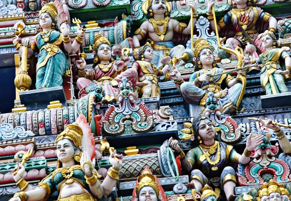 Статуя в индуистском храме — стоковое фото