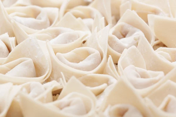 Uncooked chinese meat dumpling — Stock Photo, Image