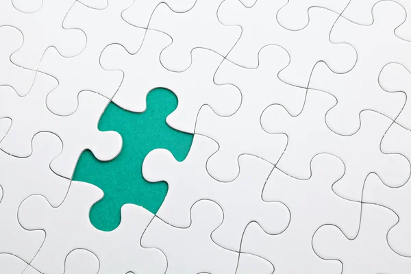 Missing Jigsaw puzzle — Stock Photo, Image