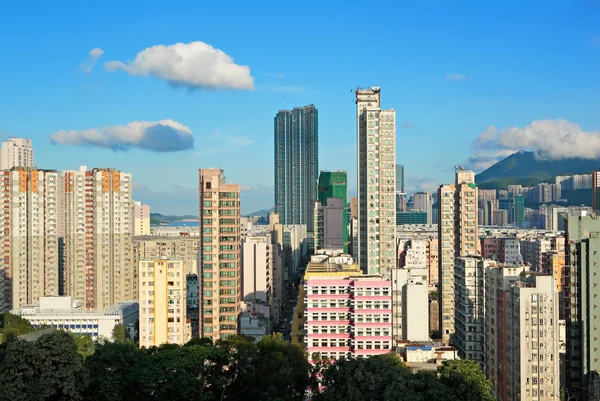 Hong Kong bâtiment bondé — Photo