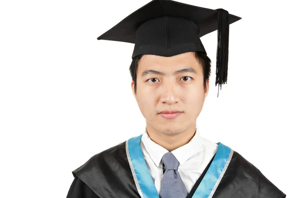 Fiatal ázsiai férfi érettségi — Stock Fotó