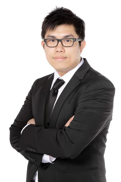 Mladý asijský podnikatel — Stock fotografie