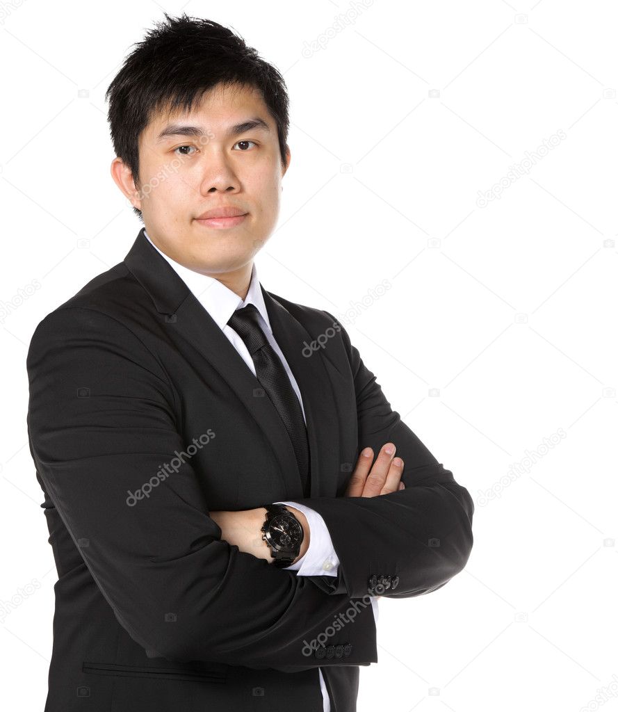 Young asian business man