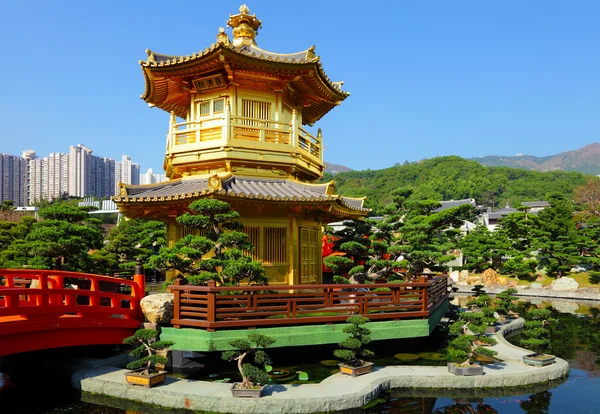 stock image Pavilion in chinese garden