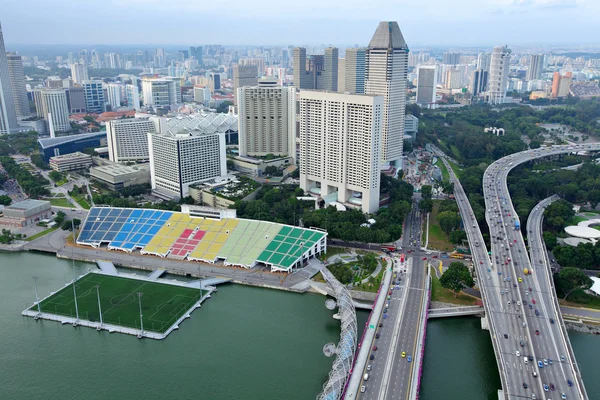 Distrik bisnis Singapura — Stok Foto
