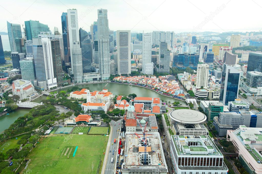 Singapore business district