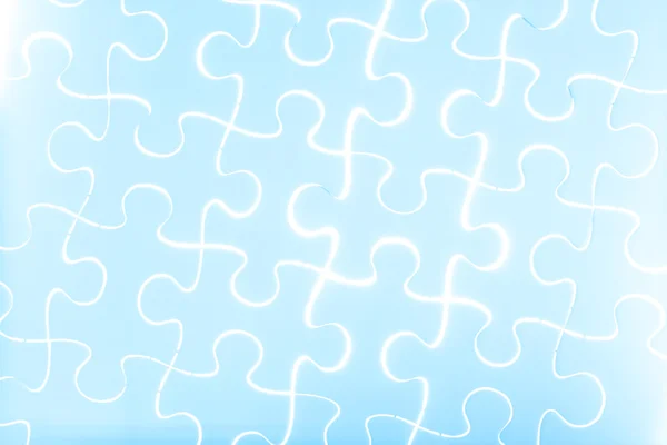 Puzzel in het blauw — Stockfoto