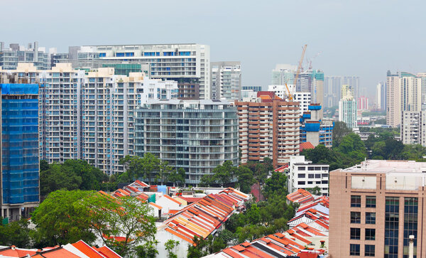 Residential area in Singapore