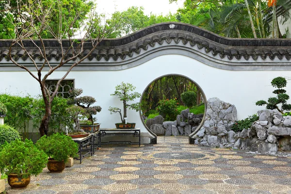 Κήπος στο κινεζικό στυλ — Φωτογραφία Αρχείου