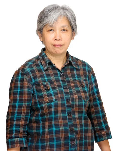Зрелая азиатская женщина — стоковое фото