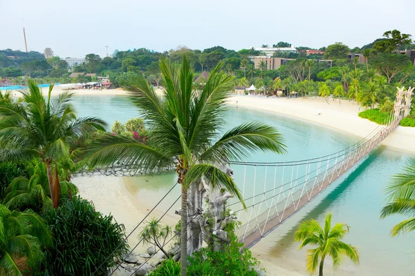 风景在圣淘沙，新加坡 — 图库照片