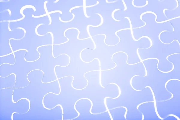 Puzzle in blue — Stock Photo, Image
