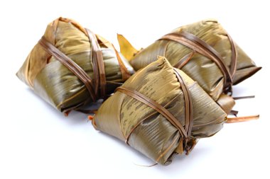 Traditional rice dumplings clipart