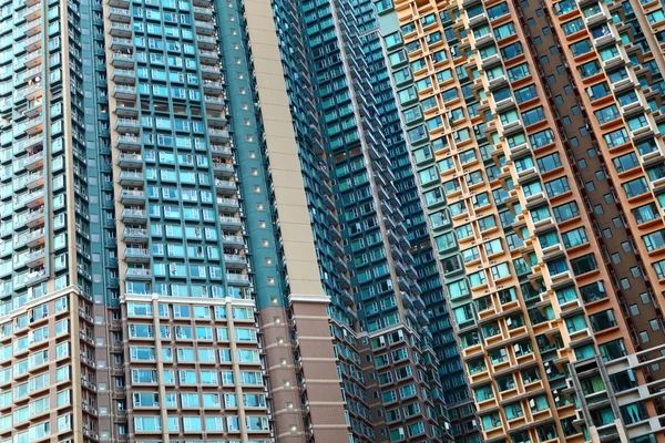 Flerfamiljshus i hong kong — Stockfoto