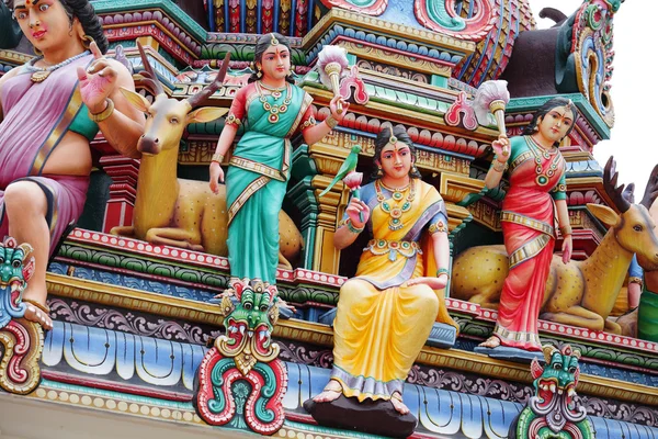 stock image Hindu temple statue