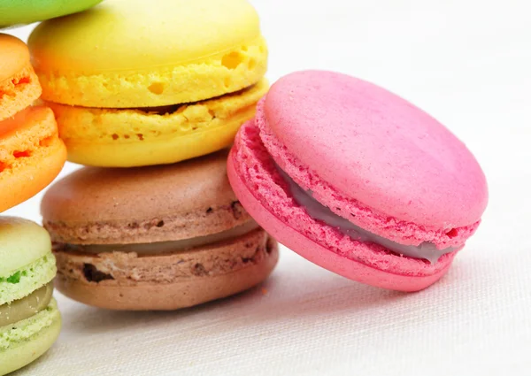 Färgglada macaroons — Stockfoto