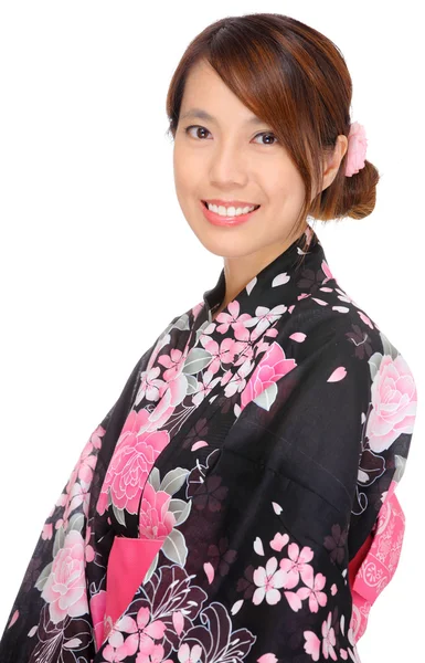 Woman in kimono, Japan cloth — Stock Photo, Image