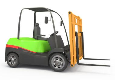 Beyaz forklift