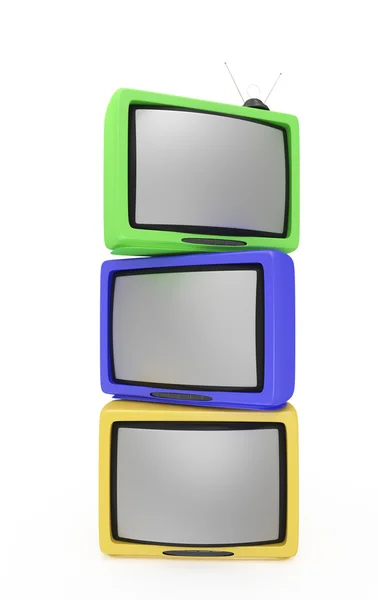 Retro televizory — Stock fotografie