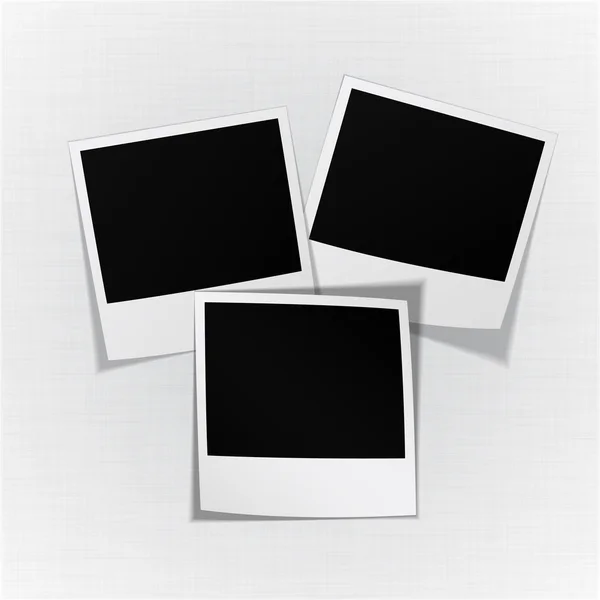 Blank photo frames. — Stock Vector