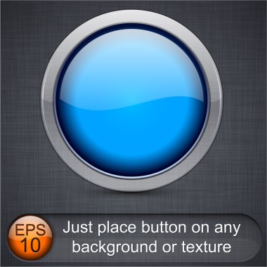 Round glossy buttons. clipart