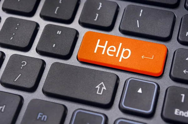 Πλήκτρο στο πληκτρολόγιο, για online υποστηρίζει "βοήθεια" — Φωτογραφία Αρχείου