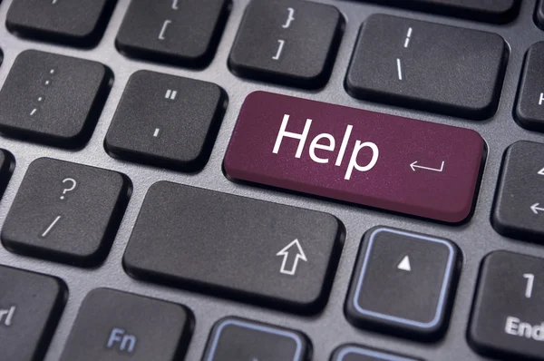Help key on keyboard — Stock Photo, Image