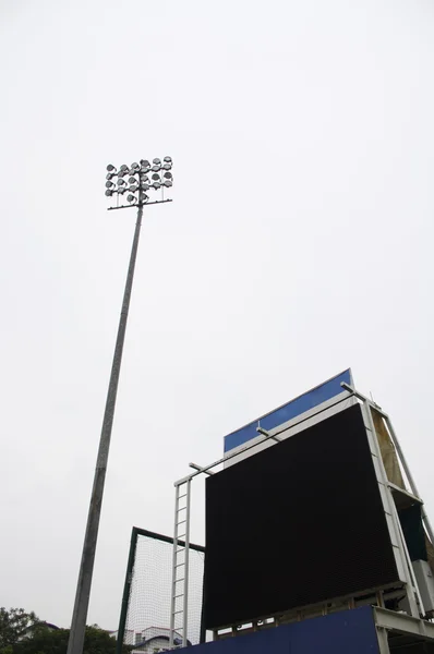Scoreboard in stadium — Stock Photo, Image