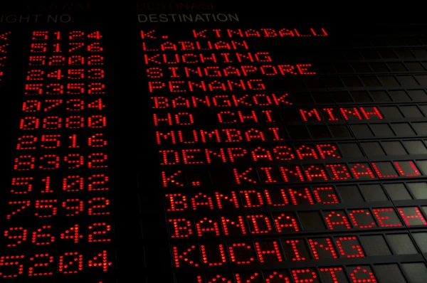 Aeropuerto embarque salidas — Foto de Stock