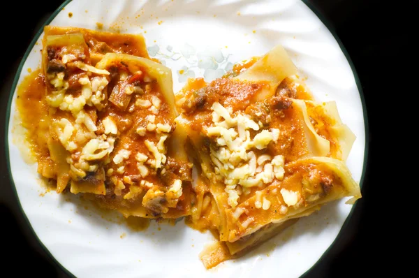 stock image Lasagne on plate