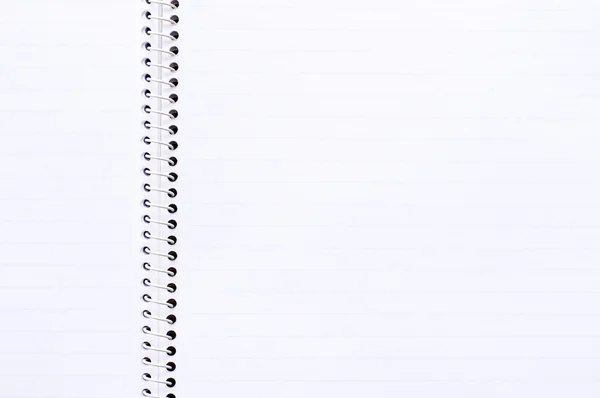 Notebook sida — Stockfoto