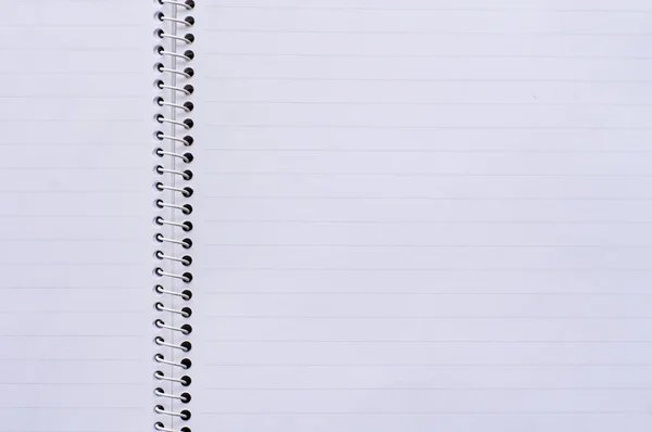 Notebook bakgrund — Stockfoto