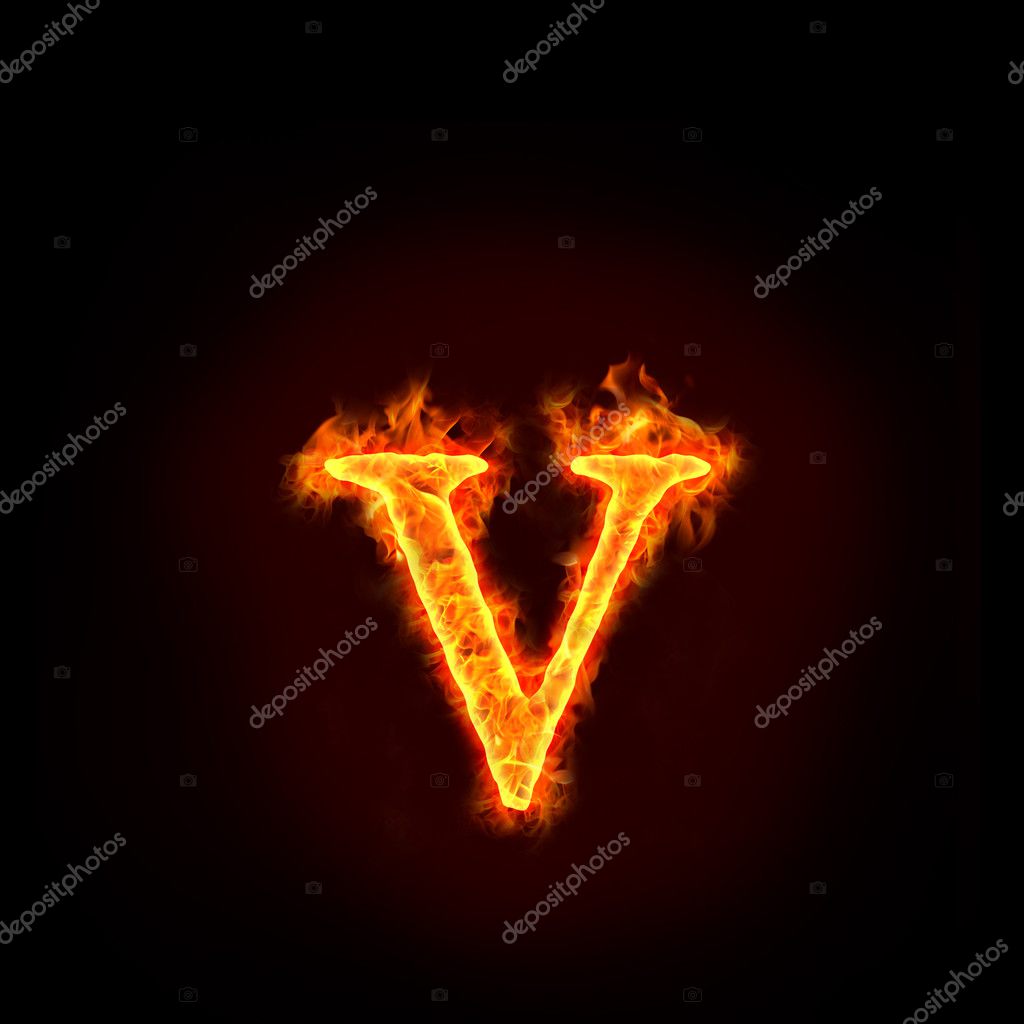 fire-alphabets-small-letter-v-stock-photo-mtkang-8581363