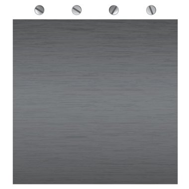 vector metal textures with screws clipart