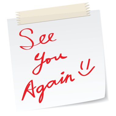 see you again notes clipart