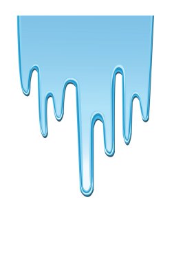 blue dripping paint background clipart