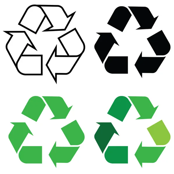 Znak recyklingu — Wektor stockowy