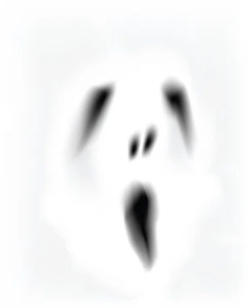 Ghost face — Stock Vector